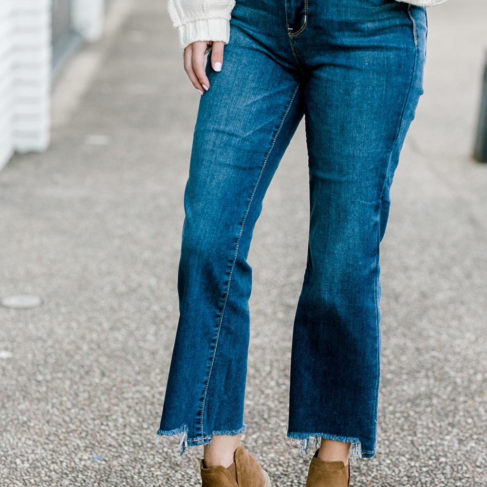 Judy Blue Bootcut Cropped Flare Jeans